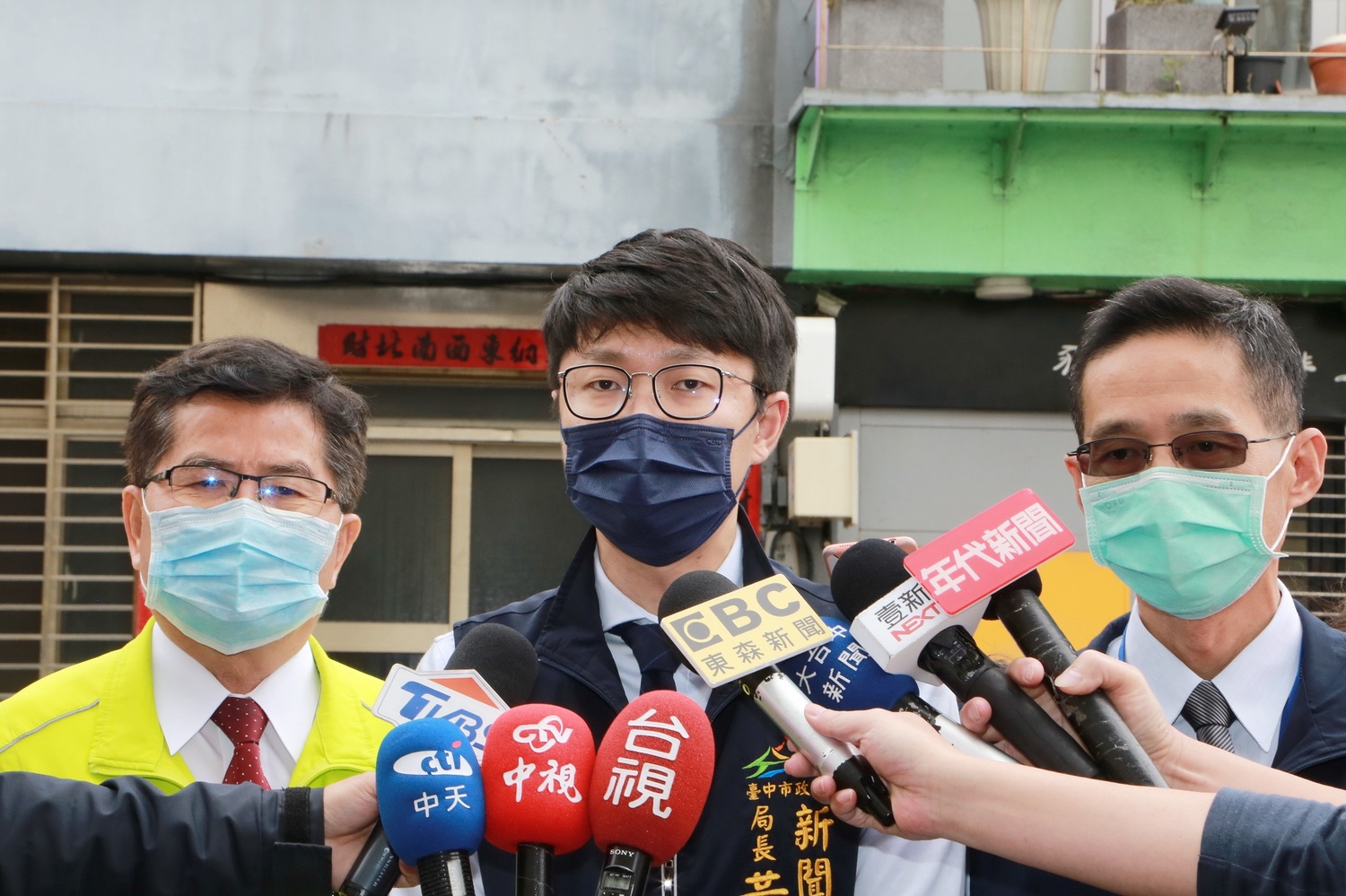 台中市新聞局長黃國瑋說明新增足跡點情形。 圖:台中市政府/提供 台中市新聞局長黃國瑋說明新增足跡點情形。 圖:台中市政府/提供