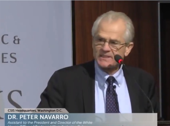 美國白宮貿易顧問納瓦羅(Peter Navarro)。 圖翻攝自Peter Navarro推特 美國白宮貿易顧問納瓦羅(Peter Navarro)。 圖翻攝自Peter Navarro推特