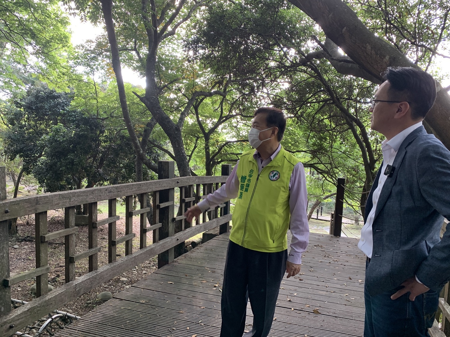 立委莊競程爭取大坑升級為國家風景區。 莊競程服務處/提供 立委莊競程爭取大坑升級為國家風景區。 莊競程服務處/提供