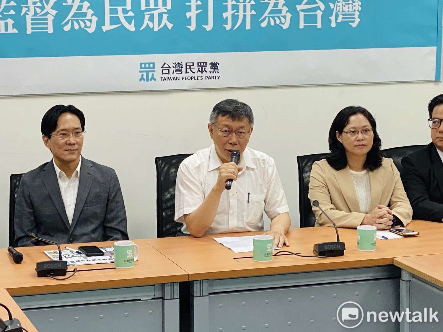 民眾黨主席柯文哲。 圖:周煊惠 /攝 民眾黨主席柯文哲。 圖:周煊惠 /攝