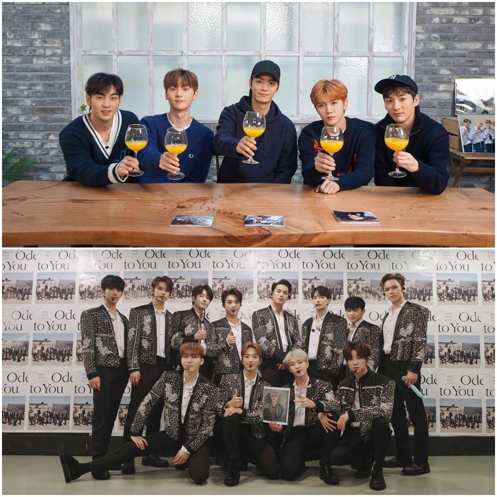 粉絲們相當期待Pledis旗下的大勢男團NU'EST(上)與SEVENTEEN(下)能和BTS有合作。 圖 : 翻攝自NU'EST、SEVENTEEN IG 粉絲們相當期待Pledis旗下的大勢男團NU'EST(上)與SEVENTEEN(下)能和BTS有合作。 圖 : 翻攝自NU'EST、SEVENTEEN IG