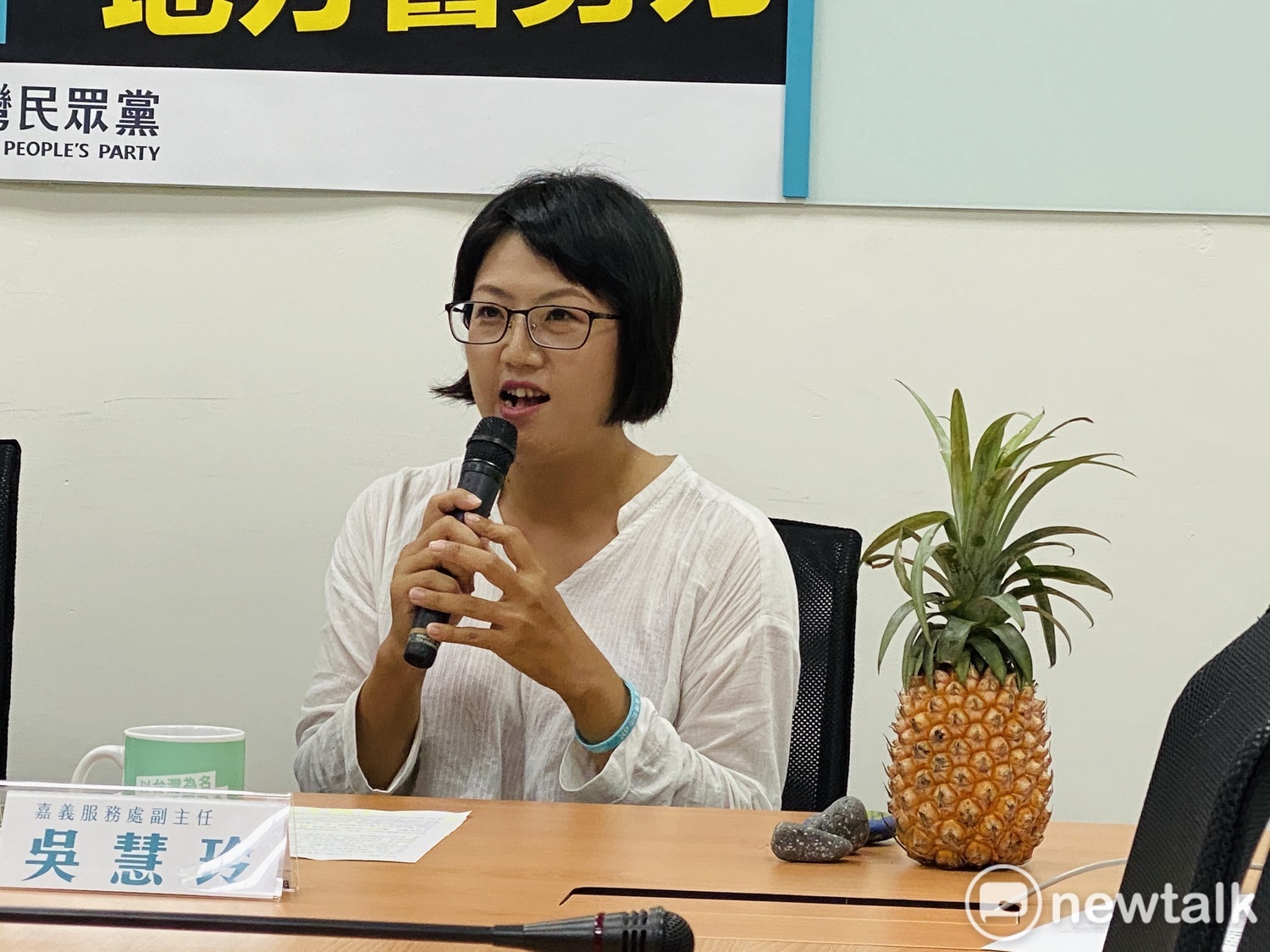 嘉義服務處副主任吳慧玲。 圖:周煊惠 /攝 嘉義服務處副主任吳慧玲。 圖:周煊惠 /攝