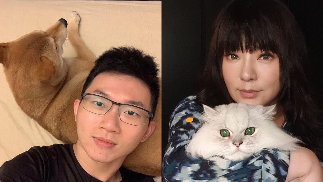 視網膜(左)曾邀請唐綺陽(右)代表歡樂無法黨參選不分區立委。 圖:翻攝視網膜、唐綺陽臉書粉絲專頁 視網膜(左)曾邀請唐綺陽(右)代表歡樂無法黨參選不分區立委。 圖:翻攝視網膜、唐綺陽臉書粉絲專頁