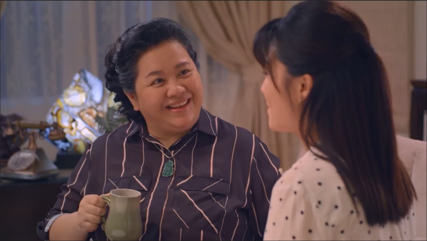 鍾欣凌(左)與飾演她二兒子媳婦楊小黎。 圖:公視/提供 鍾欣凌(左)與飾演她二兒子媳婦楊小黎。 圖:公視/提供