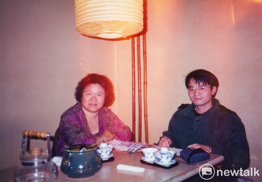 筆者訪問陳菊女士 張文隆提供 筆者訪問陳菊女士 張文隆提供