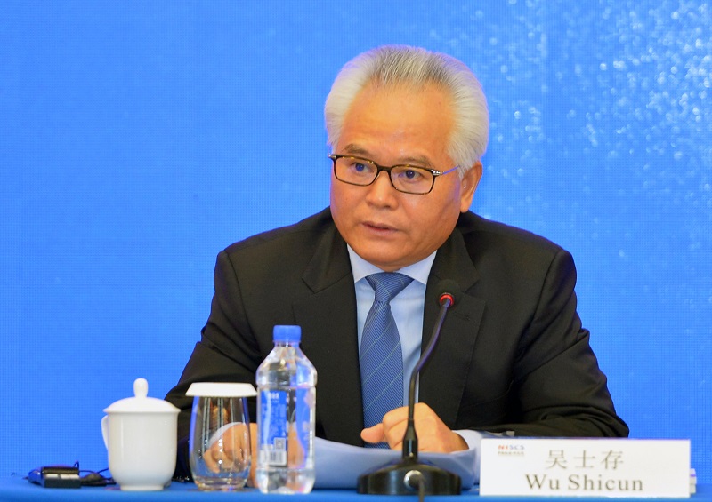 中國南海研究院院長吳士存。 圖:翻攝中國南海研究院網頁 中國南海研究院院長吳士存。 圖:翻攝中國南海研究院網頁