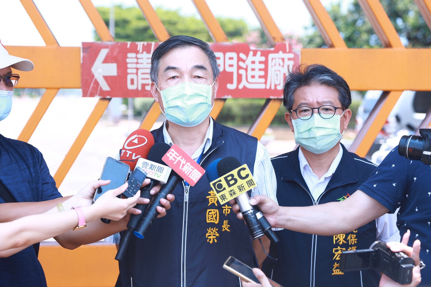 副市長黃國榮強調捍衛中部人健康的決心不變。 台中市政府/提供 副市長黃國榮強調捍衛中部人健康的決心不變。 台中市政府/提供