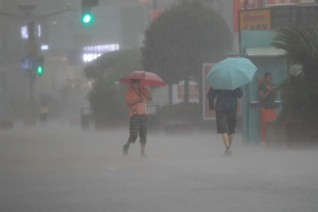 上海暴雨藍色預警信號更新為暴雨黃色預警信號 圖:擷取至上海氣象 上海暴雨藍色預警信號更新為暴雨黃色預警信號 圖:擷取至上海氣象