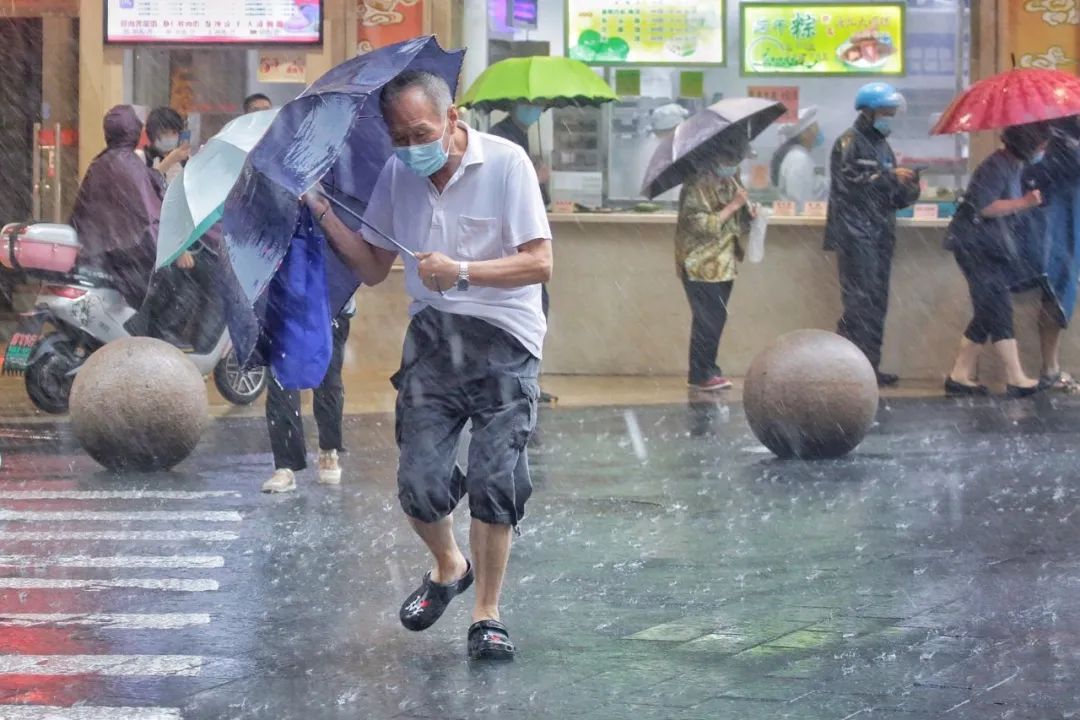 上海暴雨藍色預警信號更新為暴雨黃色預警信號 圖:擷取至上海氣象 上海暴雨藍色預警信號更新為暴雨黃色預警信號 圖:擷取至上海氣象
