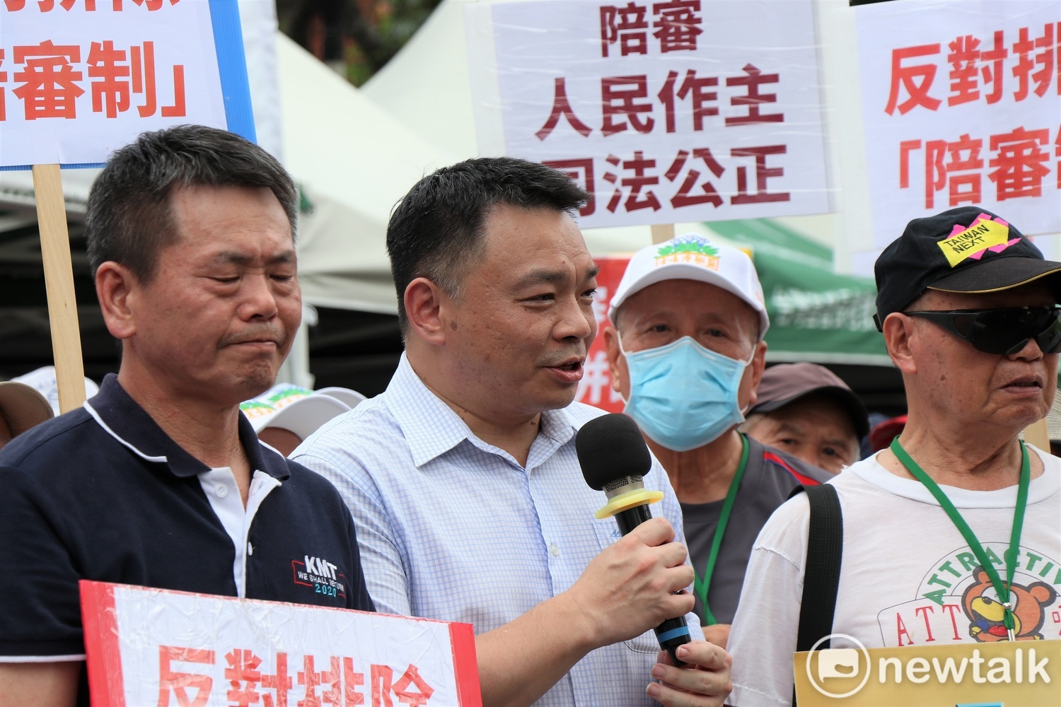 前立委高思博強調,今天在野黨都站出來,就是因為法案通過後,恐怕會有災難性後果。 圖:謝孟華/攝 前立委高思博強調,今天在野黨都站出來,就是因為法案通過後,恐怕會有災難性後果。 圖:謝孟華/攝