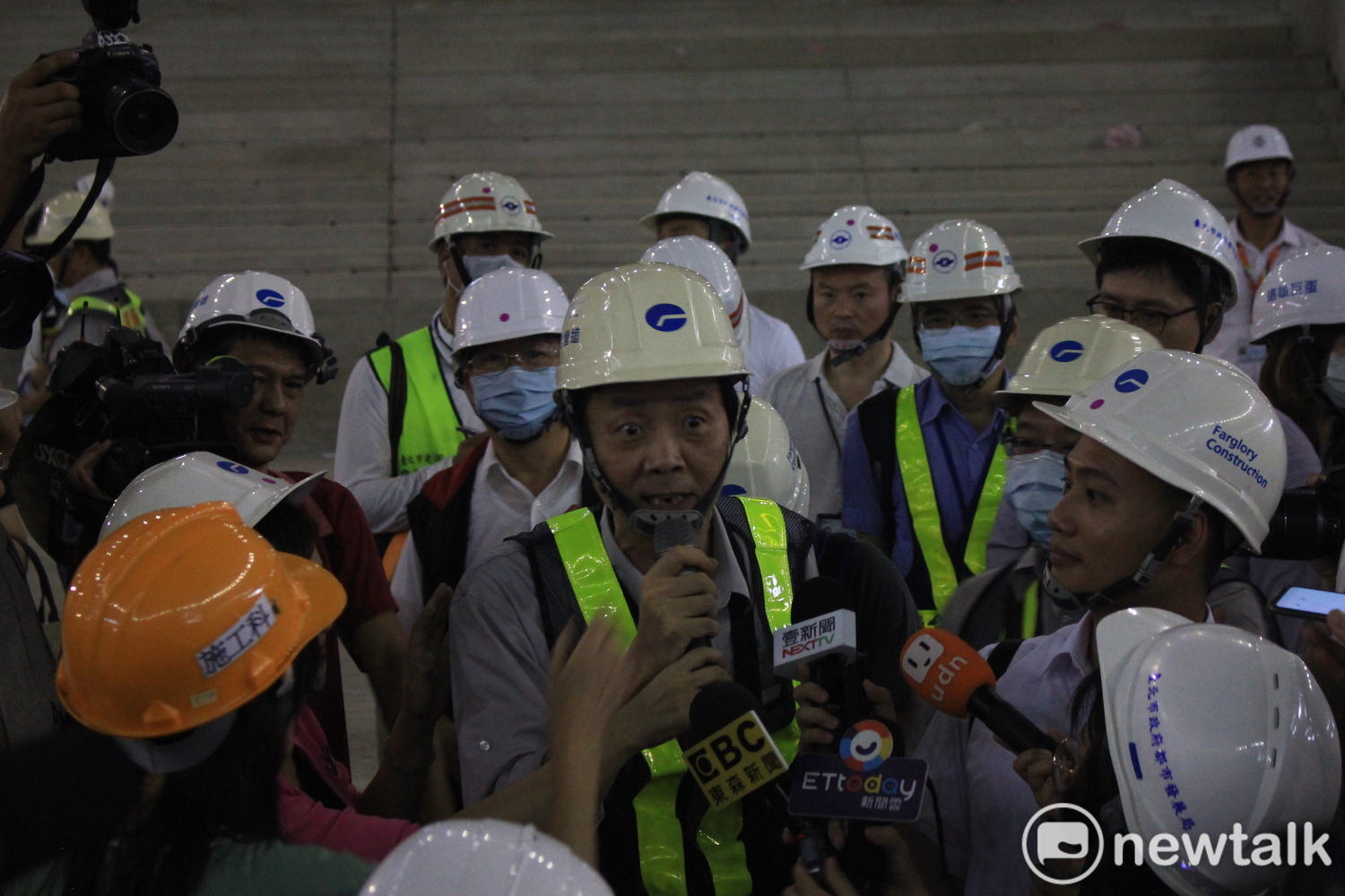 台北市議會工務委員會今視察大巨蛋。 圖:周煊惠 /攝 台北市議會工務委員會今視察大巨蛋。 圖:周煊惠 /攝