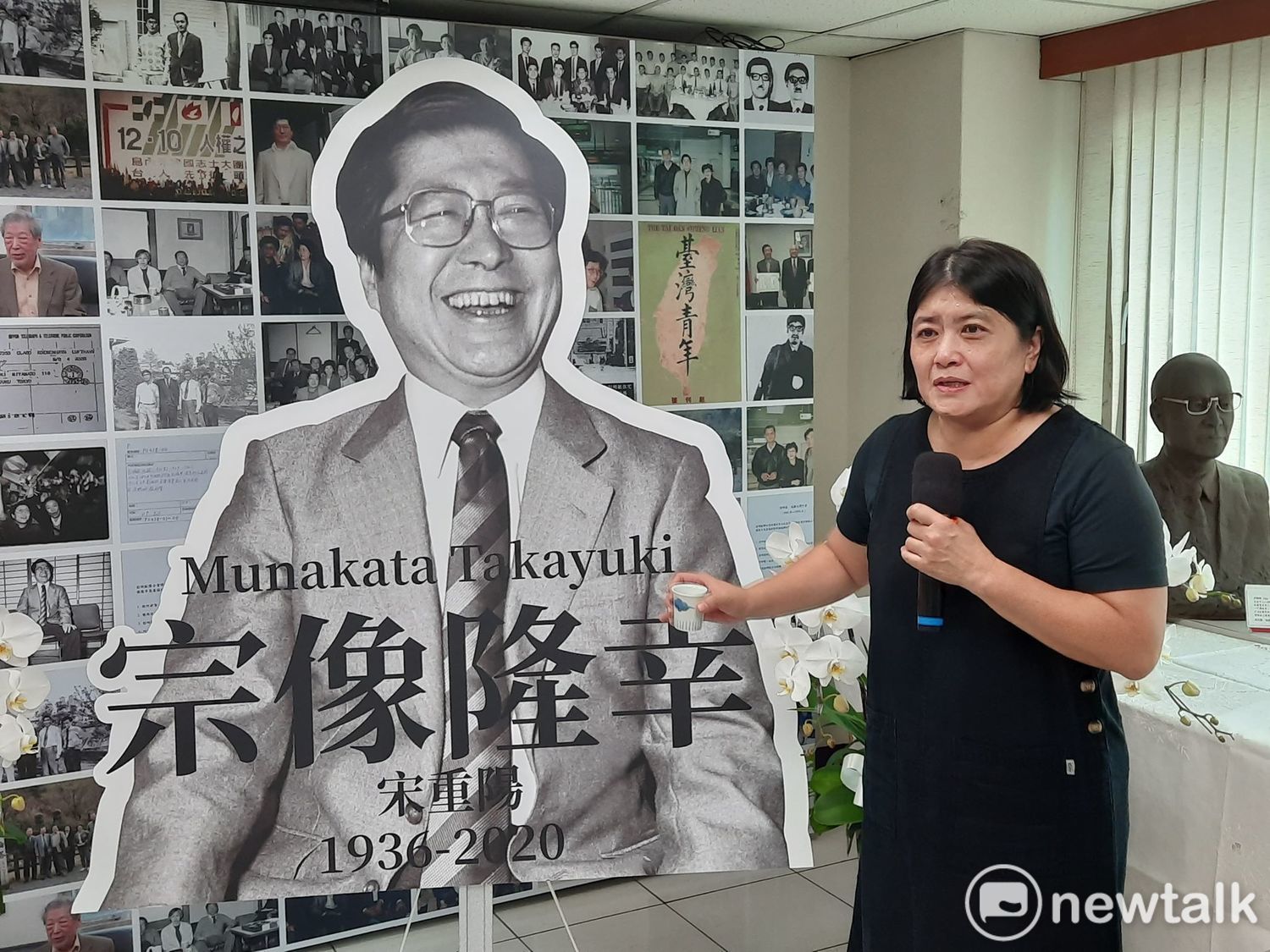 台獨聯盟副主席謝若蘭。 圖:陳佩君/攝 台獨聯盟副主席謝若蘭。 圖:陳佩君/攝