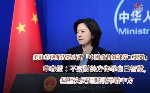 中共重砲反擊美方質疑 圖:擷取自新華網 中共重砲反擊美方質疑 圖:擷取自新華網
