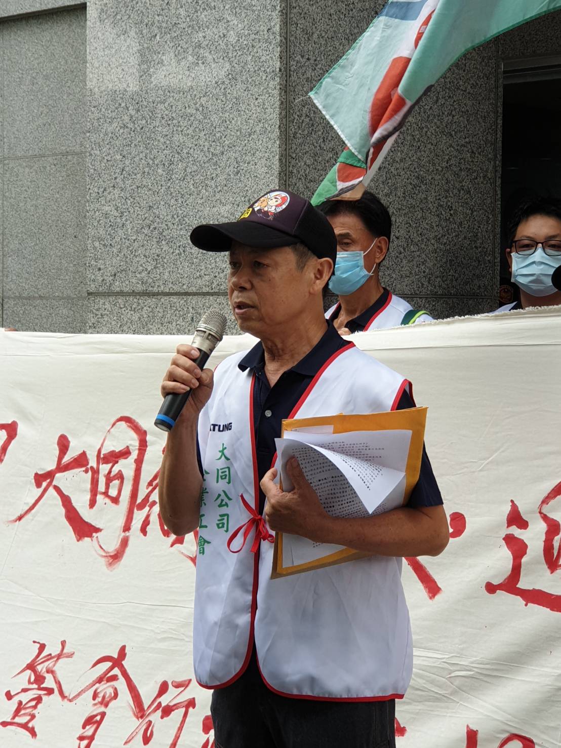 大同企業工會理事長游象聰。 圖:謝步智 / 攝 大同企業工會理事長游象聰。 圖:謝步智 / 攝