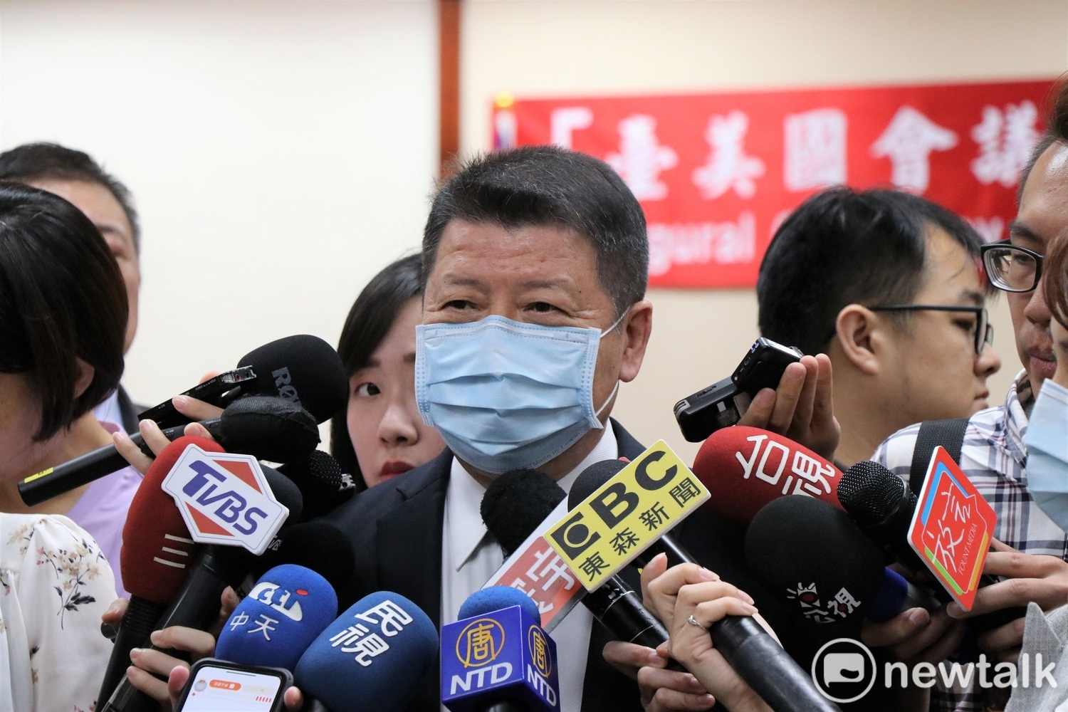 「台美國會議員聯誼會」昨舉行成立大會,國防部副部長張哲平指出,國防部內部的作業程序、與美軍的聯繫都沒有問題。 圖:謝孟華/攝 「台美國會議員聯誼會」昨舉行成立大會,國防部副部長張哲平指出,國防部內部的作業程序、與美軍的聯繫都沒有問題。 圖:謝孟華/攝