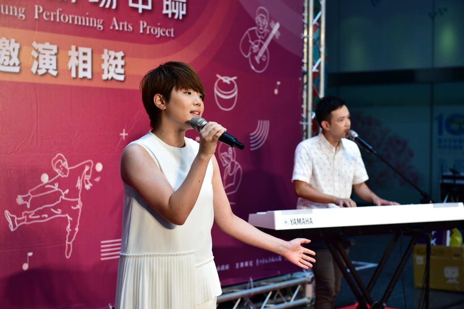 記者會邀請曾榮獲金曲獎的CMO樂團演出。 圖:台中市政府文化局/提供 記者會邀請曾榮獲金曲獎的CMO樂團演出。 圖:台中市政府文化局/提供