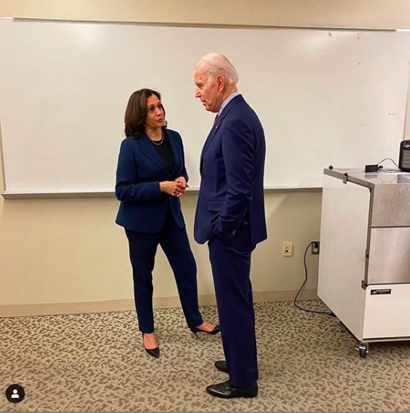 賀錦麗替拜登助選。 圖:翻攝自Kamala Harris IG 賀錦麗替拜登助選。 圖:翻攝自Kamala Harris IG