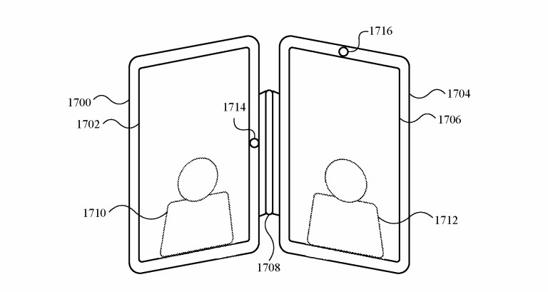 若連結兩個大小相同的平板,可以直立成電子書模式。 圖:取自Apple Insider 若連結兩個大小相同的平板,可以直立成電子書模式。 圖:取自Apple Insider