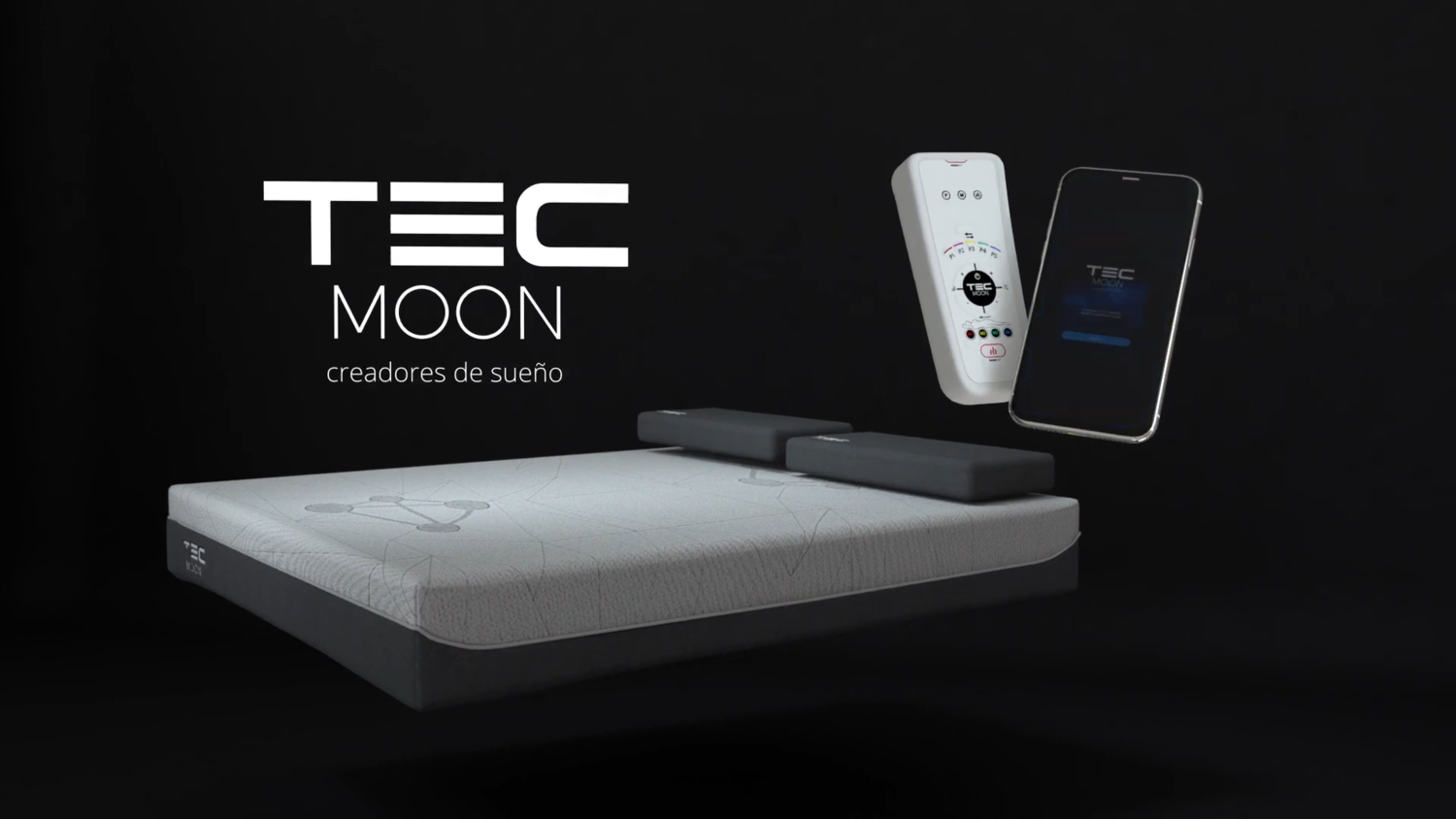 西班牙公司TEC MOON所研發的抗武肺病毒床墊。 圖:翻攝自TEC MOON Youtube 西班牙公司TEC MOON所研發的抗武肺病毒床墊。 圖:翻攝自TEC MOON Youtube