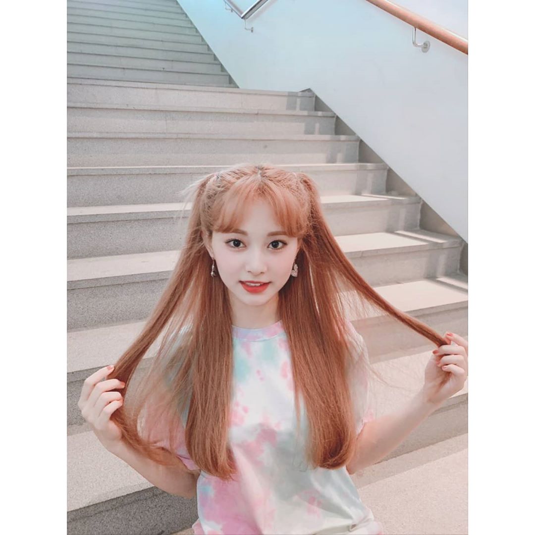 子瑜近日曬新造型,甜謝粉絲給她力量。 圖:翻攝自TWICE IG 子瑜近日曬新造型,甜謝粉絲給她力量。 圖:翻攝自TWICE IG