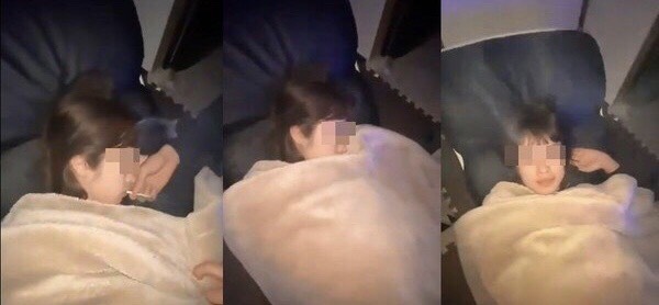 A女過去和男生疑似開房間的影片也被翻出。 圖:翻攝微博 A女過去和男生疑似開房間的影片也被翻出。 圖:翻攝微博