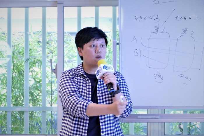 創辦人之一邱瓊玉參加創夢市集加速器計畫。 圖:創夢市集/提供 創辦人之一邱瓊玉參加創夢市集加速器計畫。 圖:創夢市集/提供