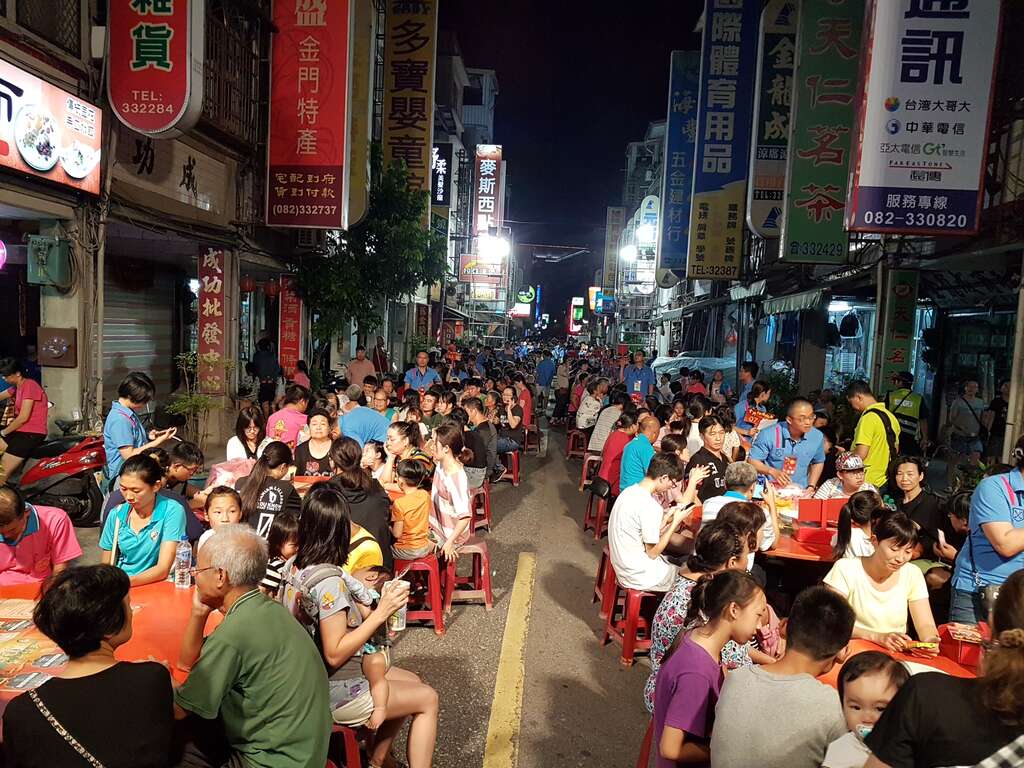 金門辦理博餅鄉鎮賽的盛況。 圖:翻攝自金門觀光旅遊網 金門辦理博餅鄉鎮賽的盛況。 圖:翻攝自金門觀光旅遊網