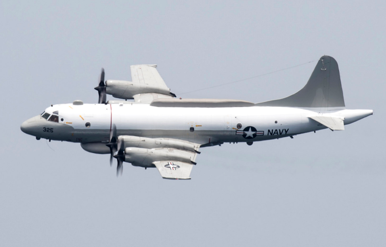 美國EP-3E電子偵察機。 圖 : 翻攝自環球網 美國EP-3E電子偵察機。 圖 : 翻攝自環球網