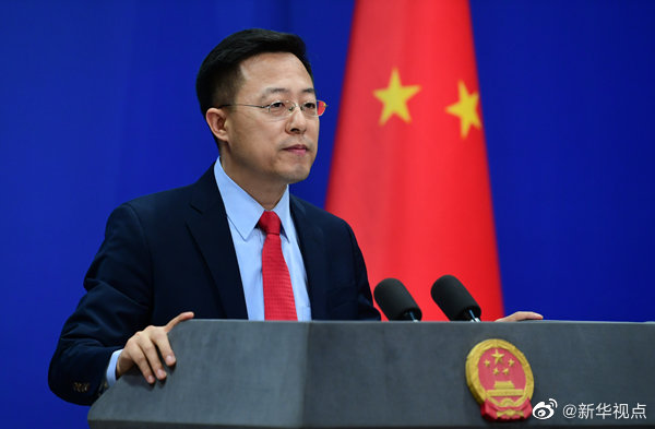 中國外交部發言人趙立堅被葛來儀控訴先前因不滿在推特上經常討論有關美中台等國際問題卻慘遭封鎖。 圖:翻攝自新華視點 中國外交部發言人趙立堅被葛來儀控訴先前因不滿在推特上經常討論有關美中台等國際問題卻慘遭封鎖。 圖:翻攝自新華視點