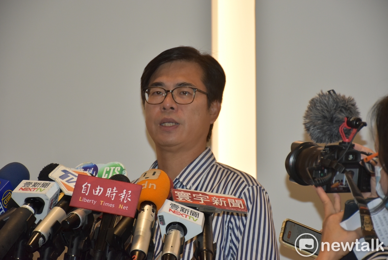 高雄市長陳其邁要柯文哲將恥笑南部的話收回去。(資料照片) 圖:孫家銘 / 攝 高雄市長陳其邁要柯文哲將恥笑南部的話收回去。(資料照片) 圖:孫家銘 / 攝