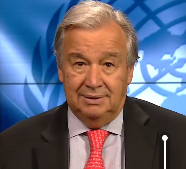 聯合國秘書長古特瑞斯(Antonio Guterres)。 圖:翻攝自 Antonio Guterres 推特 聯合國秘書長古特瑞斯(Antonio Guterres)。 圖:翻攝自 Antonio Guterres 推特
