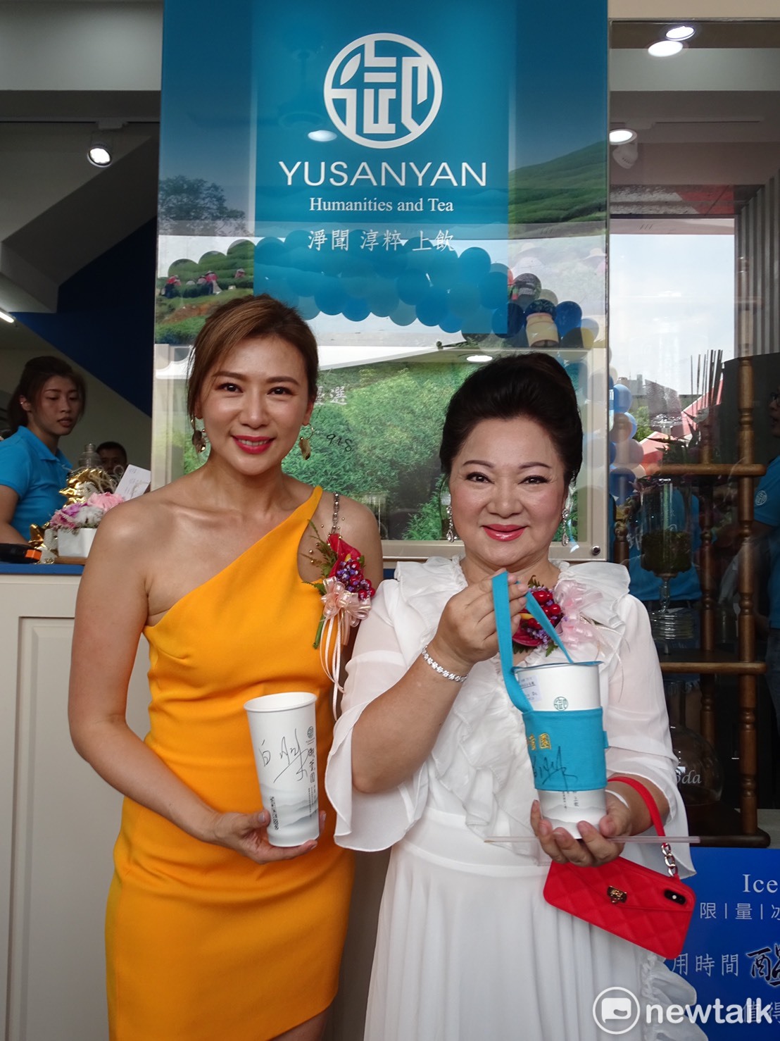 台劇女王連靜雯跨足茶飲界  白冰冰站台推薦「冰滴茶」