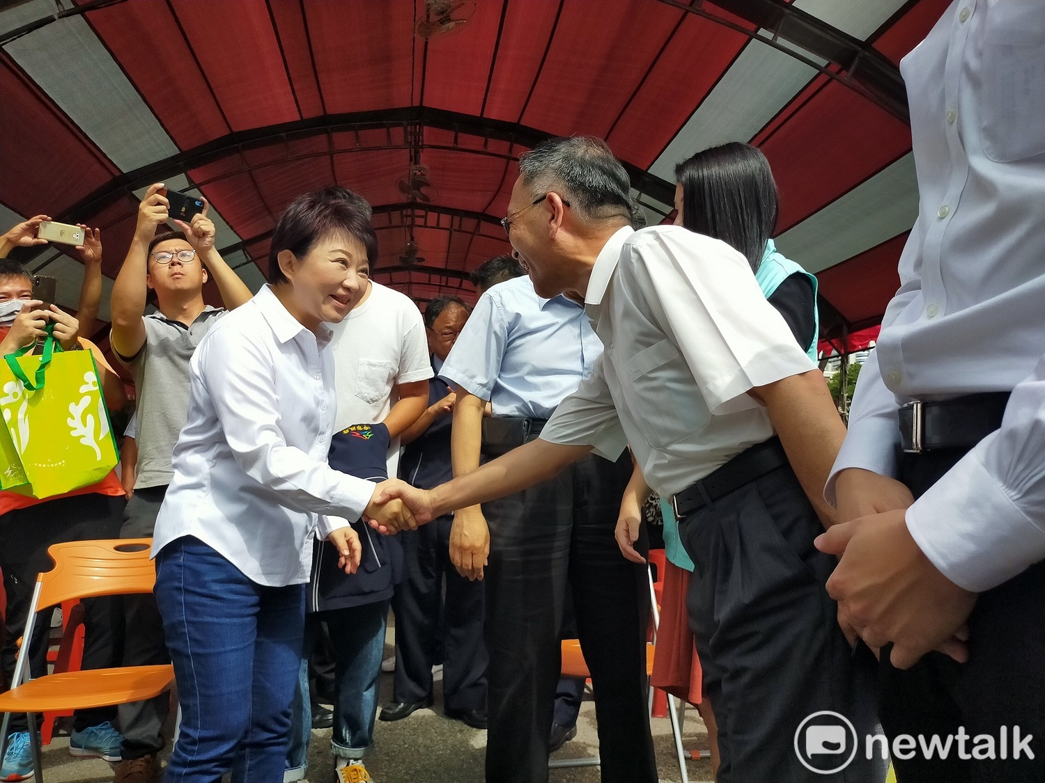 蔡炳坤認為盧秀燕如果穩得住陣腳,「我又何必來跟她選市長?」 圖:唐復年/攝 蔡炳坤認為盧秀燕如果穩得住陣腳,「我又何必來跟她選市長?」 圖:唐復年/攝