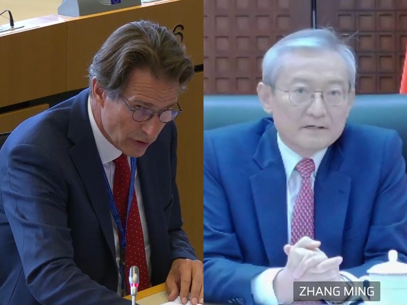 歐盟官員議員力挺台灣 當中國大使面批軍事威脅