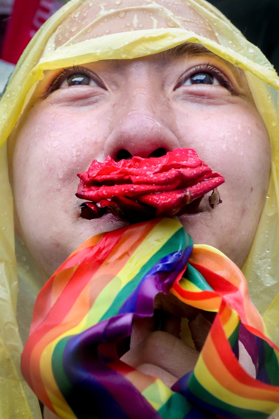 一般新聞類第三名:葉信菉/聯合報—立法院三讀通過同婚專法,成為亞洲第一個通過同婚法的國家,到了下午雨過天晴後場外支持者情緒更加激動,待立法院院長蘇嘉全三讀通過同婚法後敲下議事槌,場外歡聲雷動,同志與支持者們相擁而泣。 圖:台灣新聞攝影協會/提供 一般新聞類第三名:葉信菉/聯合報—立法院三讀通過同婚專法,成為亞洲第一個通過同婚法的國家,到了下午雨過天晴後場外支持者情緒更加激動,待立法院院長蘇嘉全三讀通過同婚法後敲下議事槌,場外歡聲雷動,同志與支持者們相擁而泣。 圖:台灣新聞攝影協會/提供