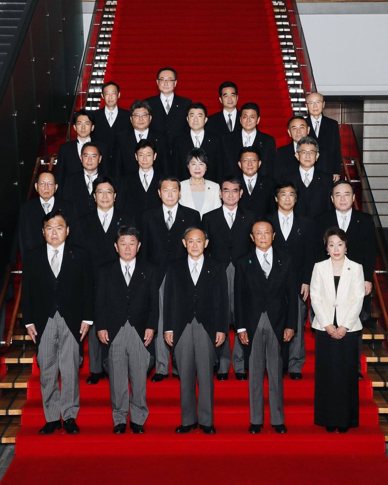 日本新任首相菅義偉率領新內閣於16日正式上任。 圖:擷取自菅義偉臉書 日本新任首相菅義偉率領新內閣於16日正式上任。 圖:擷取自菅義偉臉書