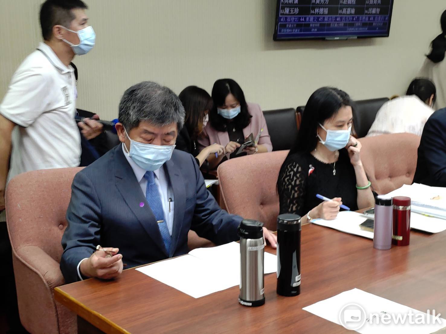 衛福部長陳時中赴立法院備詢。 圖:黃建豪/攝 衛福部長陳時中赴立法院備詢。 圖:黃建豪/攝