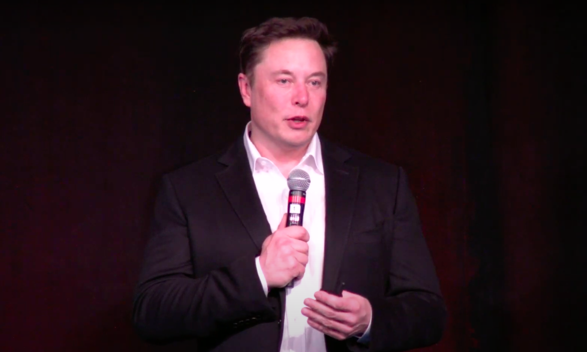 SpaceX和特斯拉创办人马斯克。   图：取自Tesla Youtube(photo:NewTalk)