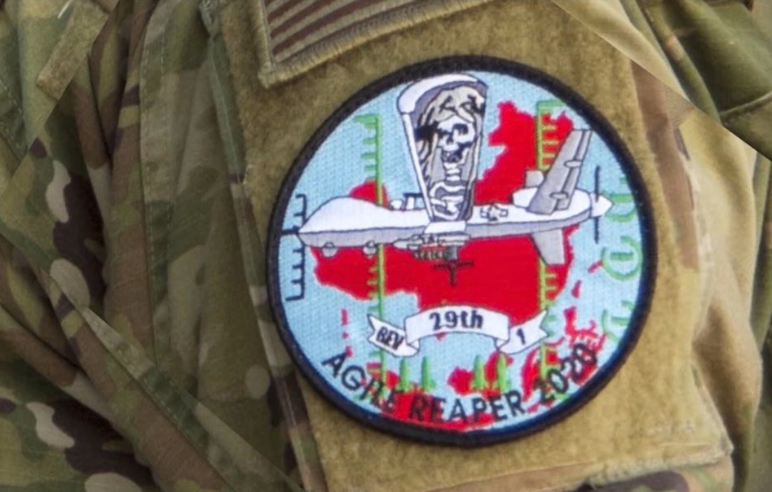 美國空軍臂章 罕見把中國地圖繡上死神鐮刀 警告意味濃厚