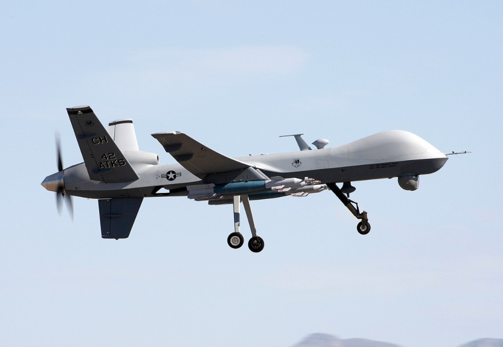 MQ-9無人機。 圖 : 翻攝自維基百科 MQ-9無人機。 圖 : 翻攝自維基百科