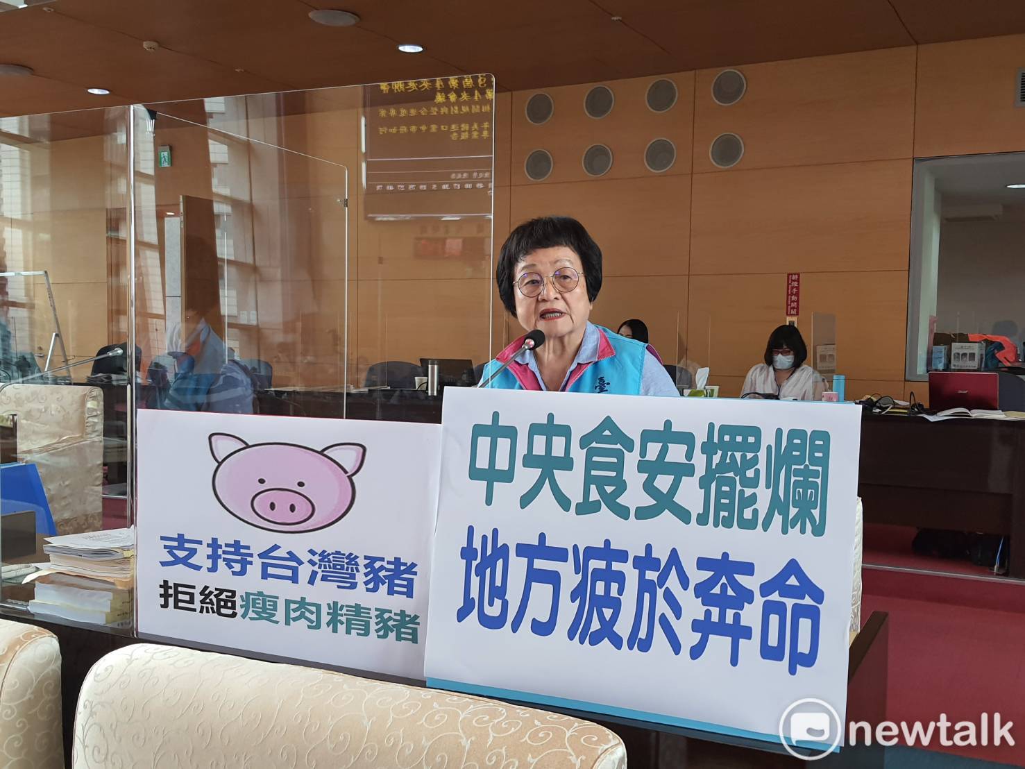 台中市議員張瀞分說,看到行政院長蘇貞昌這種擺爛的態度實在令人擔憂。 唐復年/攝 台中市議員張瀞分說,看到行政院長蘇貞昌這種擺爛的態度實在令人擔憂。 唐復年/攝