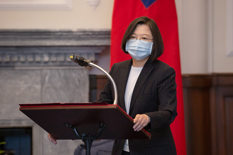 台灣在緊張的美中關係裡,成為了一張活牌,試圖找到最佳的平衡點。 圖:翻攝自總統府(資料照) 台灣在緊張的美中關係裡,成為了一張活牌,試圖找到最佳的平衡點。 圖:翻攝自總統府(資料照)
