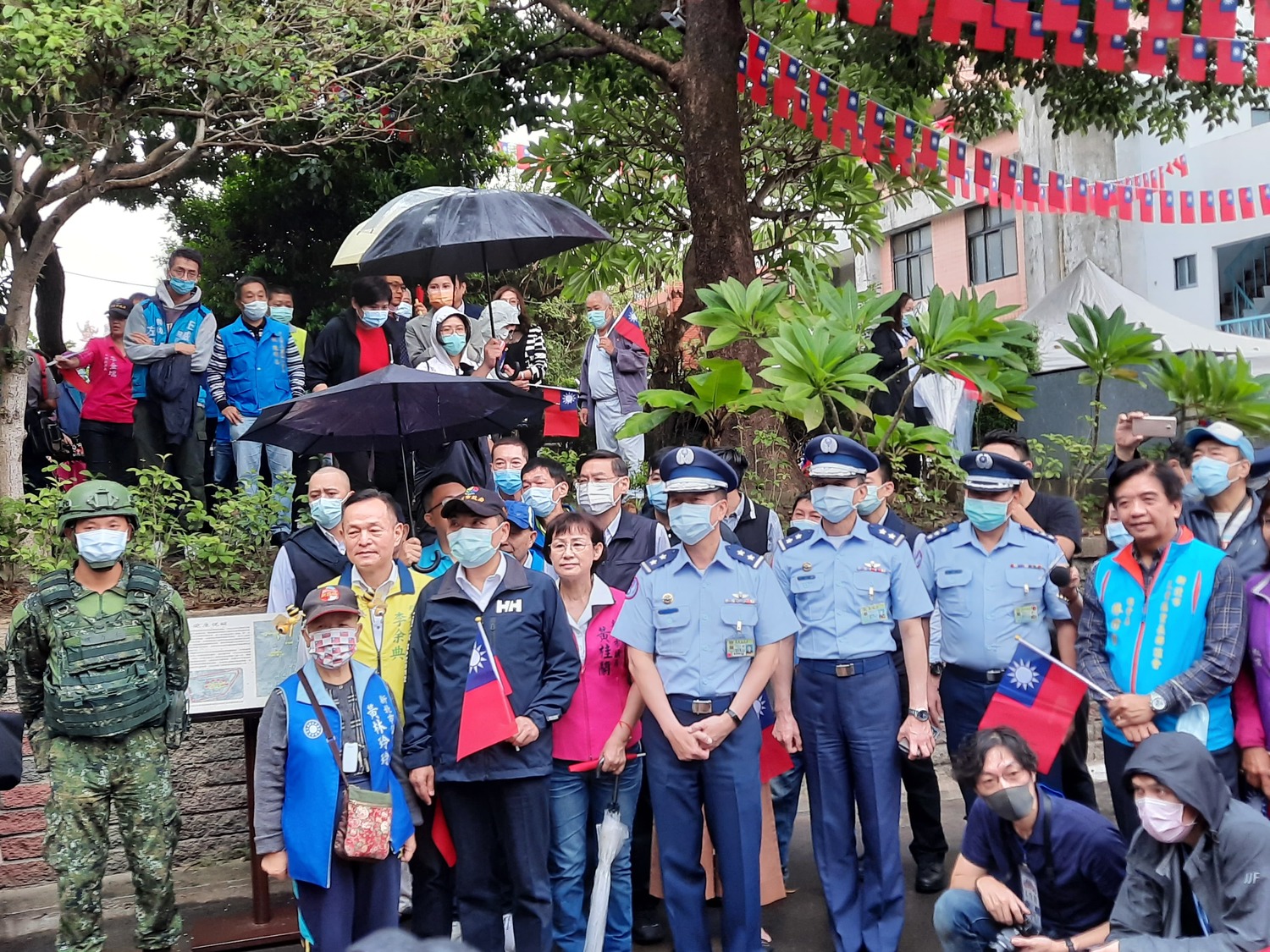 侯友宜今出席新北市眷村文化節活動。 圖:陳佩君/攝 侯友宜今出席新北市眷村文化節活動。 圖:陳佩君/攝