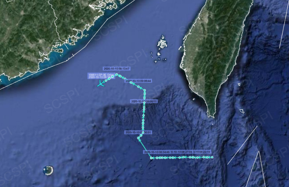 美機、共機都來了 雙十國慶台灣空域不平靜