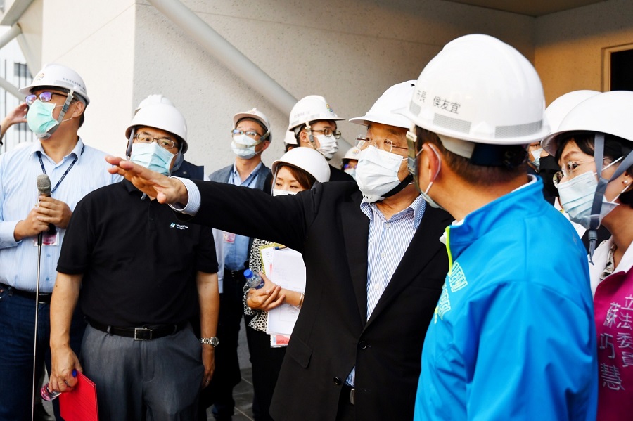 視察國家影視聽中心場館 蘇揆：2期經費中央全額負擔