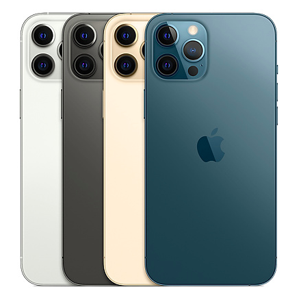iPhone 12 Pro系列含太平洋藍、石墨、銀、金等4種顏色。 圖:翻攝自Apple iPhone 12 Pro系列含太平洋藍、石墨、銀、金等4種顏色。 圖:翻攝自Apple