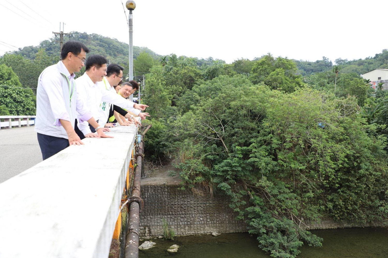 新社大坑長年缺水！林佳龍：爭取經費落實防洪、灌溉  打造親水環境