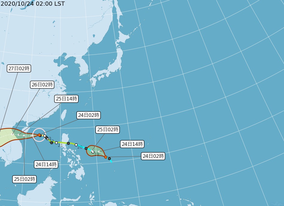 18縣市陸上強風特報 第18號颱風「莫拉菲」最快今形成
