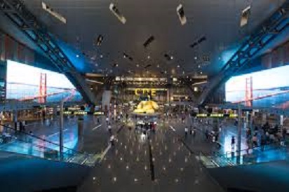 卡達杜哈機場。 圖 : 翻攝自維基百科 卡達杜哈機場。 圖 : 翻攝自維基百科