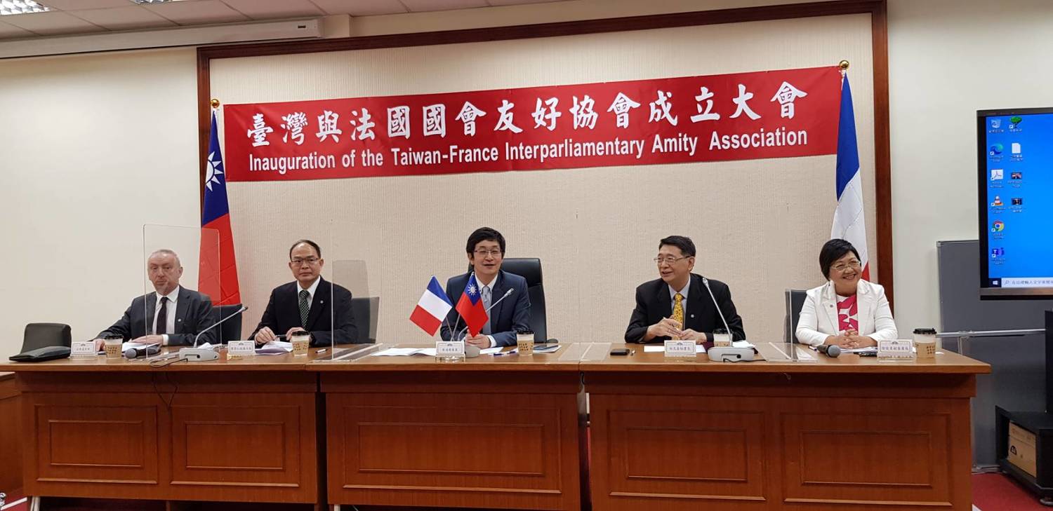 台灣與法國國會友好協會由蔡適應擔任會長。 圖:蔡適應辦公室提供 台灣與法國國會友好協會由蔡適應擔任會長。 圖:蔡適應辦公室提供